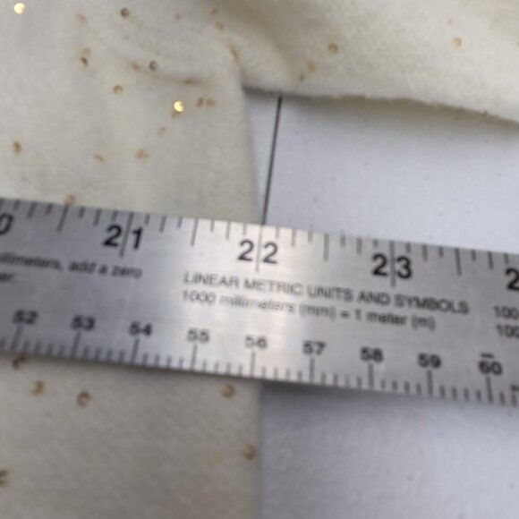 Andree By Unit Sweater Womens 1X Sequin V Neck Pullover Balloon Sleeve - Picture 7 of 8